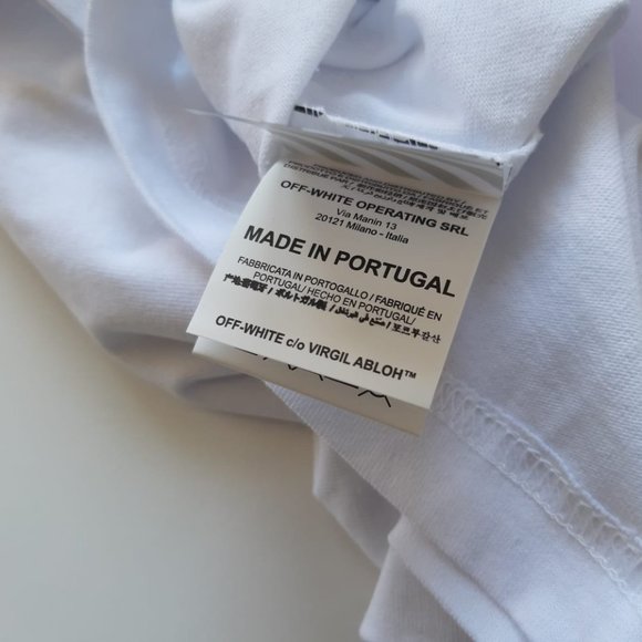 OFF WHITE UNDERCOVER HAND DART WHITE BASIC TEE - Picture 6 of 8